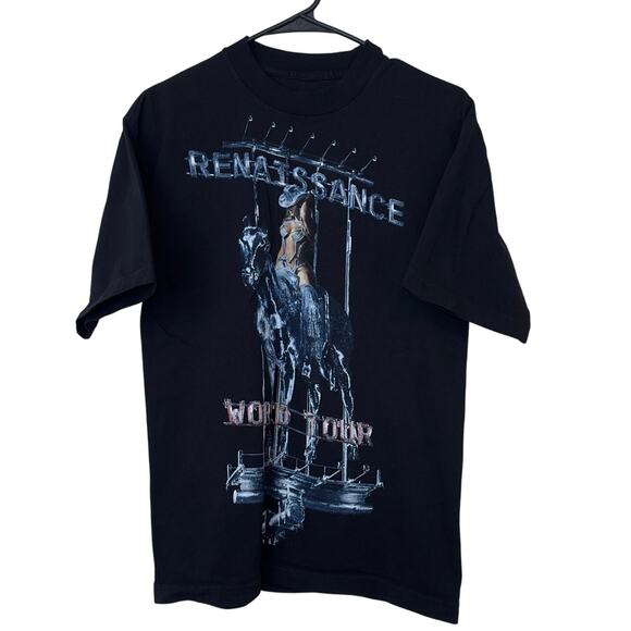 Beyoncé 2023 Renaissance Tour Unisex Short Sleeve T-Shirt Size S Cities Music - Picture 1 of 8